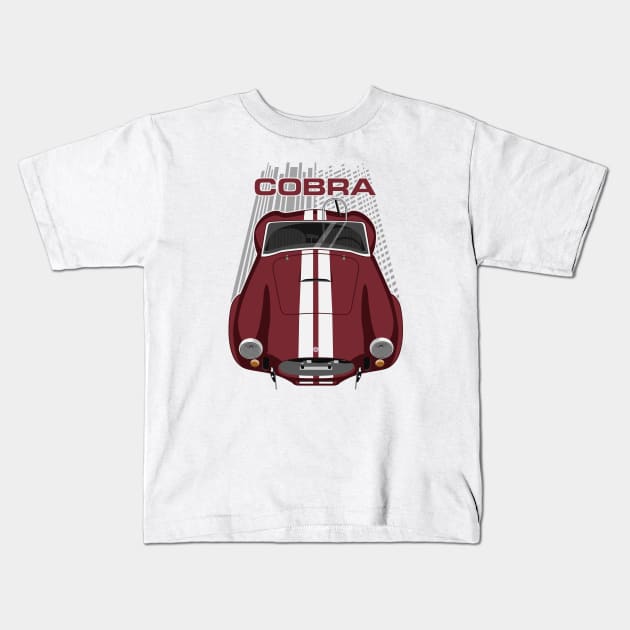Shelby AC Cobra 427 - Maroon Kids T-Shirt by V8social